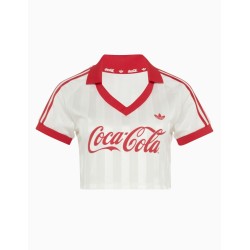 Camiseta Adidas Cropped x Cocacola para mujer