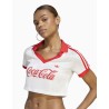 Camiseta Adidas Cropped x Cocacola para mujer