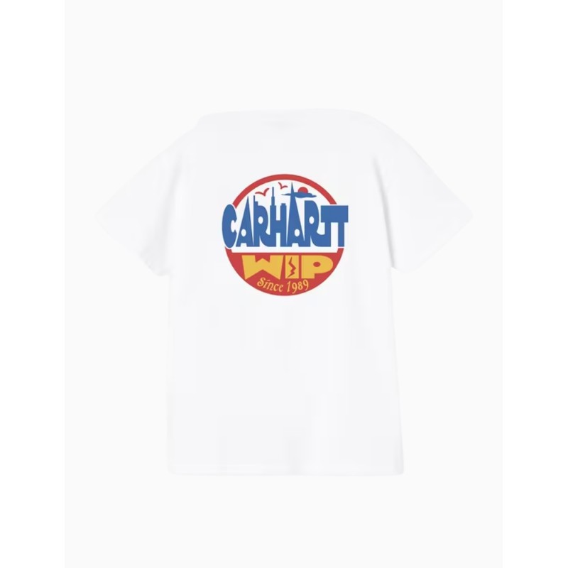 Camiseta Carhartt WIP Luggage Label White
