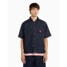 Camisa Dickies Denim Manga Corta Rinsed