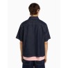 Camisa Dickies Denim Manga Corta Rinsed