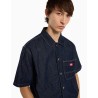Camisa Dickies Denim Manga Corta Rinsed