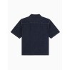Camisa Dickies Denim Manga Corta Rinsed