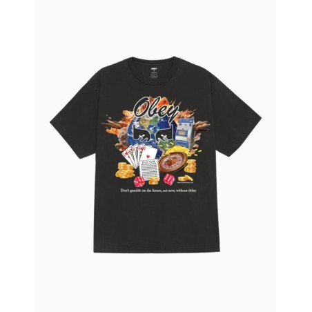 Camiseta Obey Act Now Pigment Dusty Black