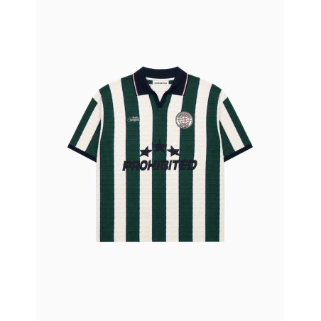 Polo Prohibited Stars Knit Trikot Green