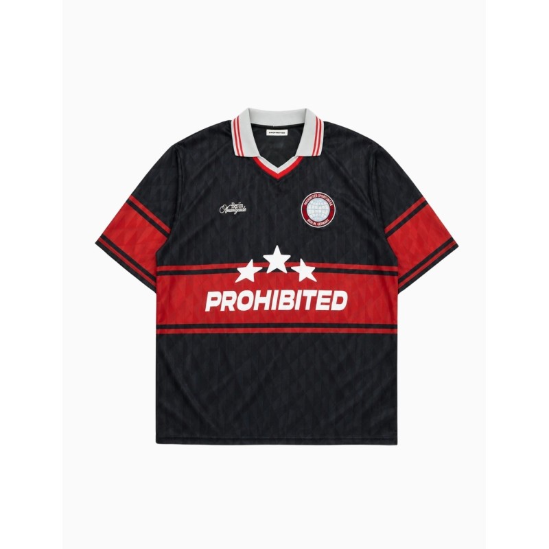 Camiseta de Fútbol Prohibited Basler Trikot Red