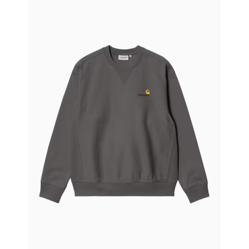 Sudadera Carhartt WIP con Estampado Americano Grafito