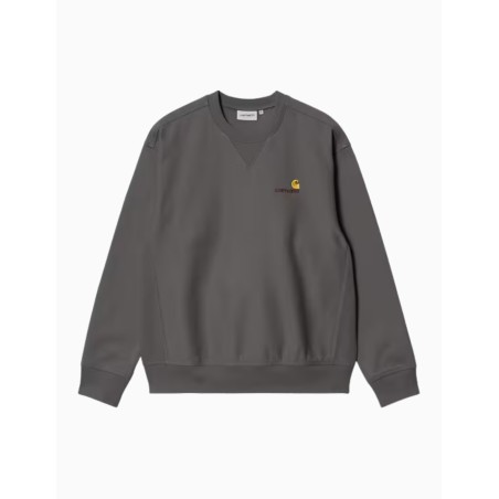 Sudadera Carhartt WIP con Estampado Americano Grafito
