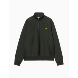 Sudadera Carhartt WIP Half Zip American Script Raven