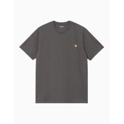 Camiseta Carhartt WIP American Script Graphite