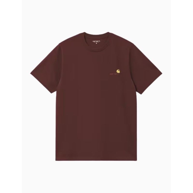Camiseta Carhartt WIP American Script Amarone