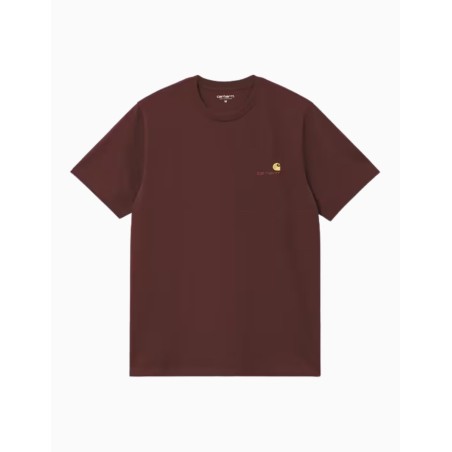 Camiseta Carhartt WIP American Script Amarone