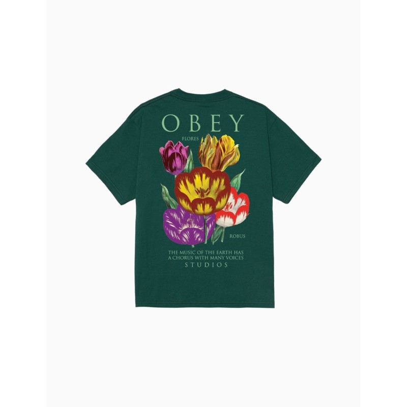 Camiseta Obey Flores Robus