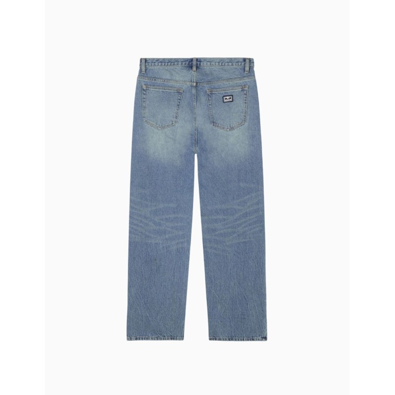Pantalon Obey Boxcar Straight Leg denim