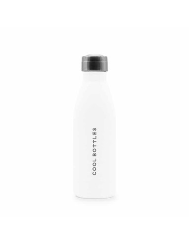 Botella Cool Bottle Mono White 350 ml