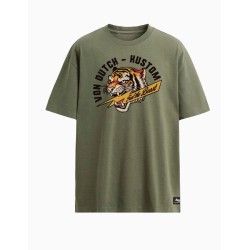 Camiseta de manga corta Von Dutch Tiger Khaki