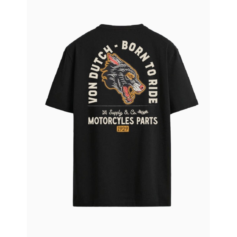 Camiseta de manga corta Von Dutch Wolf Black