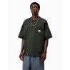 Camiseta Carhartt WIP Work Pocket Raven para hombre