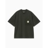 Camiseta Carhartt WIP Work Pocket Raven para hombre