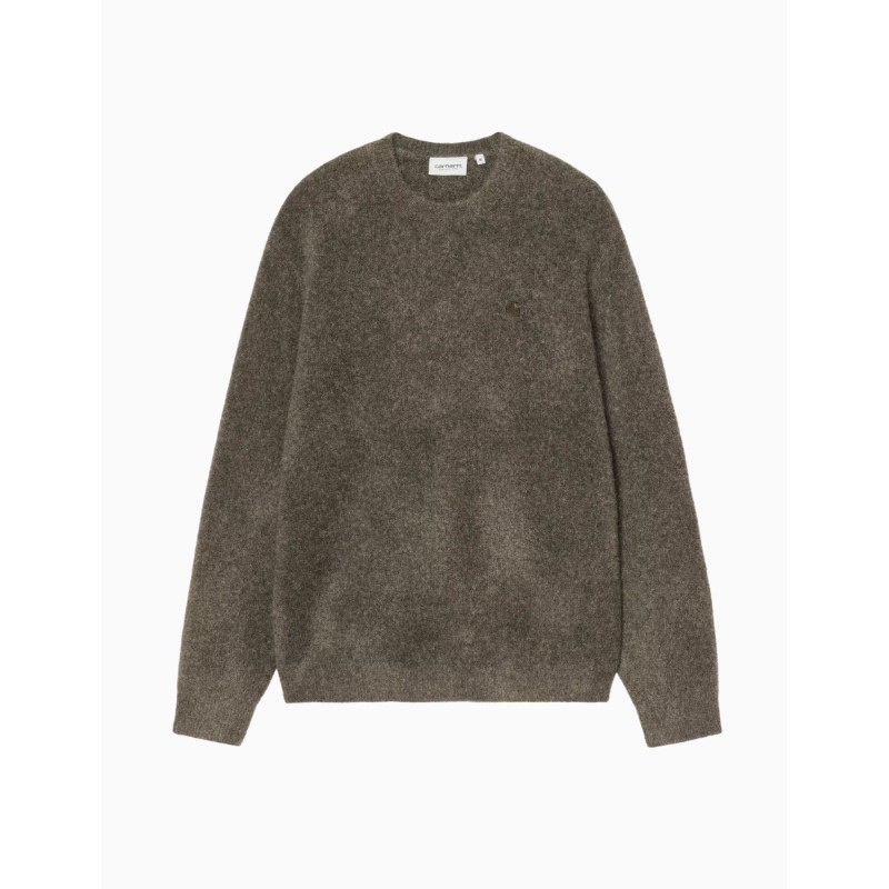 Jersei Carhart WIP Curtis sweater Tangled Shungite hombre