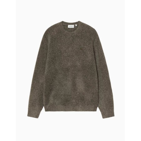 Jersei Carhart WIP Curtis sweater Tangled Shungite hombre