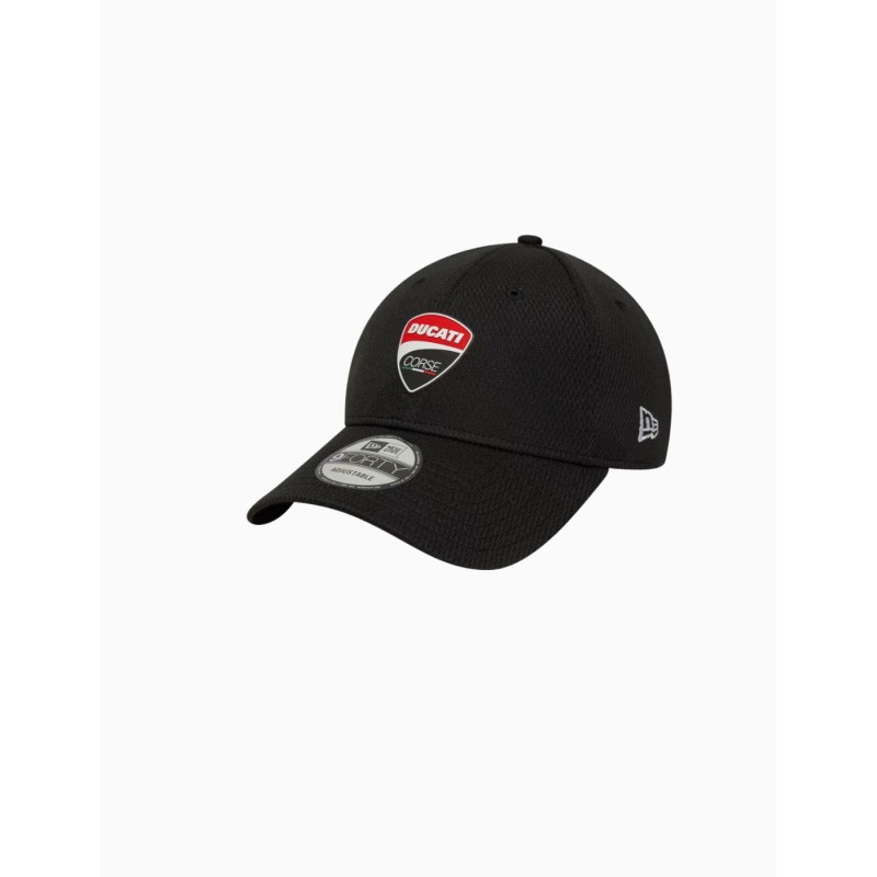 Gorra New Era Ducati Motor Logo Dashmark Mesh Negro 9FORTY Ajustable