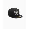 Gorra New Era 59Fifty NFL Las Vegas Raiders Team Color Black