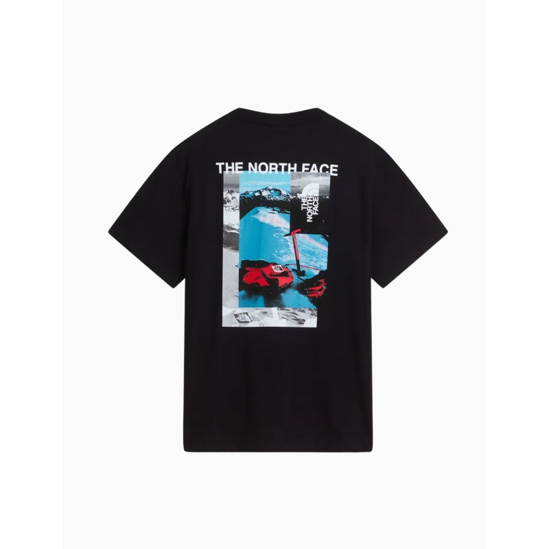 Camiseta The North Face holgada Apex 75 Collage Black para hombre