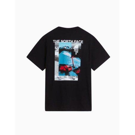 Camiseta The North Face holgada Apex 75 Collage Black para hombre
