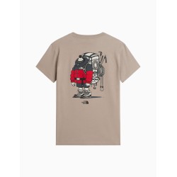 Camiseta The North Face gráfica Gear Up Get Out unisex Stone Slab