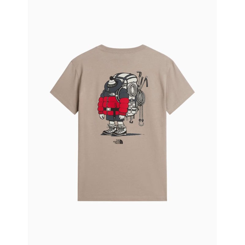 Camiseta The North Face gráfica Gear Up Get Out unisex Stone Slab