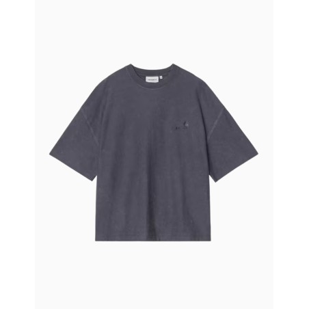Camiseta Carhartt WIP Lambert Dark Navy Moon wash para hombre