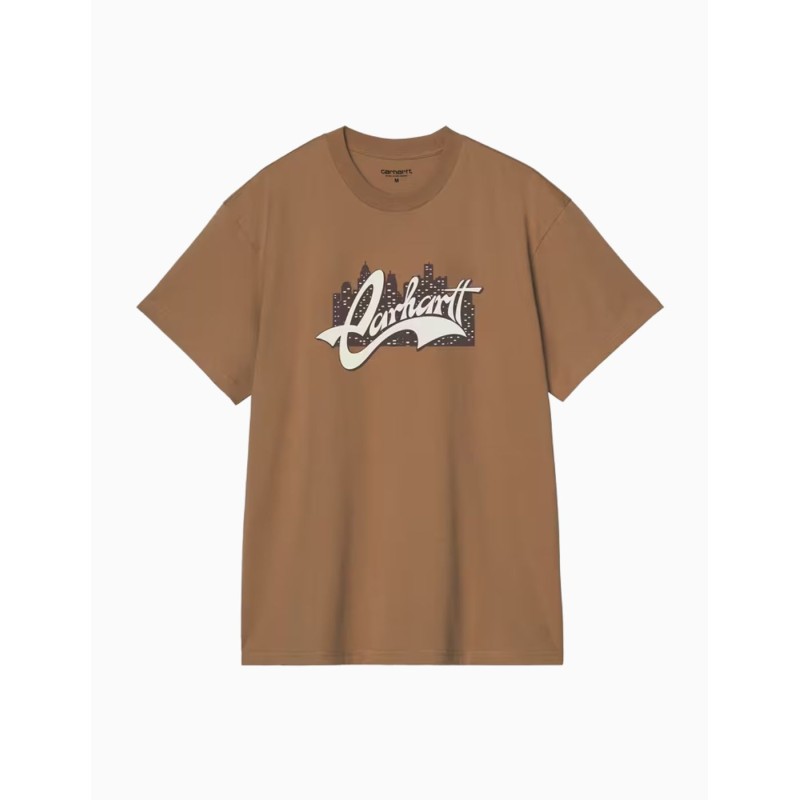 Camiseta Carhartt WIP Boogie Hamilton Brown para hombre