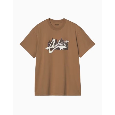 Camiseta Carhartt WIP Boogie Hamilton Brown para hombre