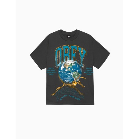 Camiseta Obey Enjoy The Ride Black para hombre