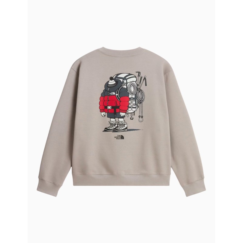 Sudadera The North Face gráfica Unisex Gear Up Get Out Stone Slab