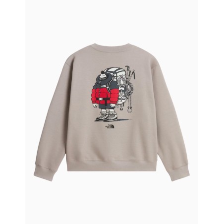 Sudadera The North Face gráfica Unisex Gear Up Get Out Stone Slab