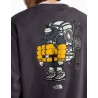 Sudadera The North Face gráfica Unisex Gear Up Get Out Anthracite Grey