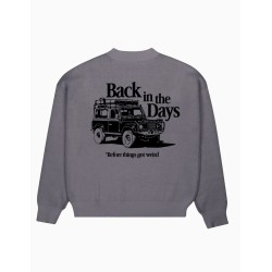 Jersey Prohibited Berlin Back In The Days knit Grey unisex