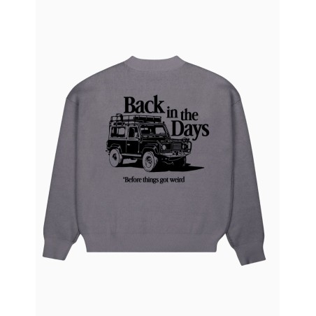 Jersey Prohibited Berlin Back In The Days knit Grey unisex