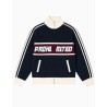 Chaqueta de punto Prohibited Berlin Letterman Navy
