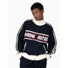 Chaqueta de punto Prohibited Berlin Letterman Navy