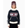 Chaqueta de punto Prohibited Berlin Letterman Navy
