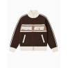 Chaqueta de punto Prohibited Berlin Letterman Marron