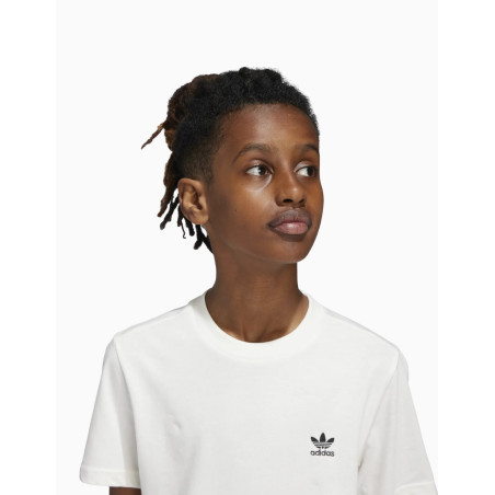 Camiseta de manga corta Adidas White Junior (Adolescentes)