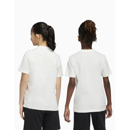 Camiseta de manga corta Adidas White Junior (Adolescentes)