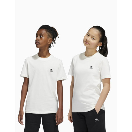 Camiseta de manga corta Adidas White Junior (Adolescentes)