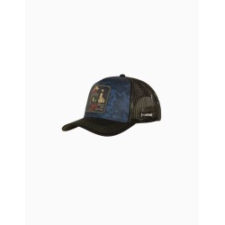 Gorra Trucker azul marino y negra Marvin el Marciano Looney Tunes de Capslab