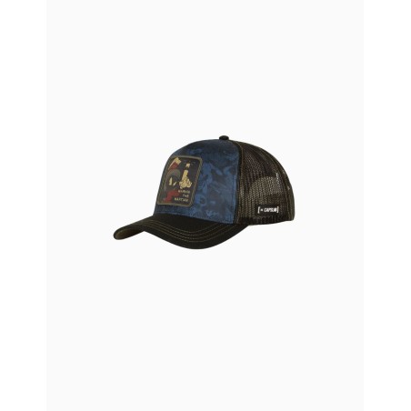 Gorra Trucker azul marino y negra Marvin el Marciano Looney Tunes de Capslab