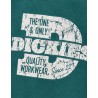 Camiseta Dickies Cornvelle manga corta verde oscuro